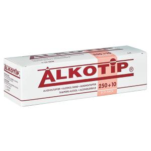 Alkoholtupfer einzeln verpackt mit 70% Isopropylalkohol getränkt -  021014