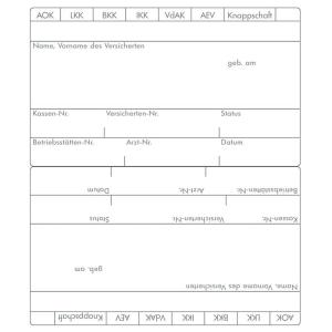 Med+Org Adressfeldaufkleber eGK 60.173 -  027297