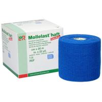 Mollelast-haft color blau  6cmx20m latexfrei -  028680