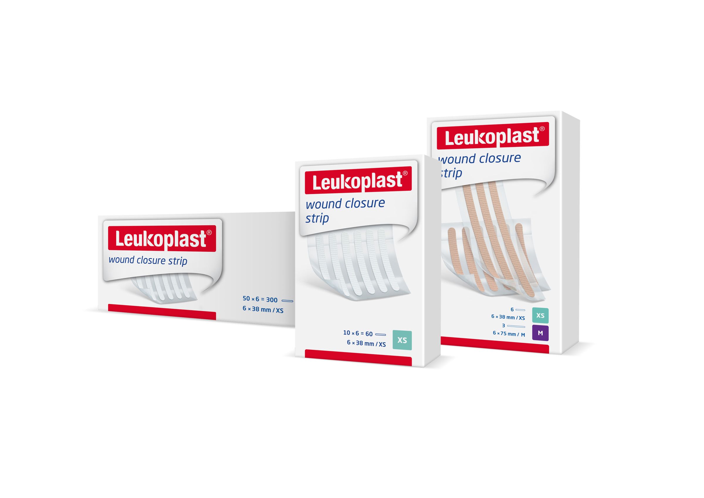 Leukoplast w-Strip (Leukosan) 6x38mm weiß VE=10x6Streifen -  900054