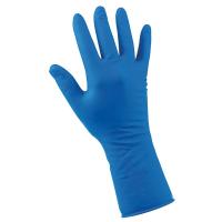 Handschuhe Latex Hi-Risk lang blau Gr.S leicht angerauht,puderfrei f.Zytostatika -  209144