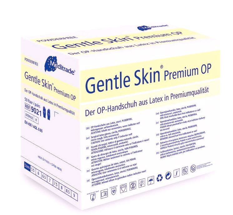 Handschuhe OP Gentle Skin Premium Gr.6,5 puderfrei -  903265