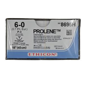 Prolene blau 6/0 P3-Prime 45cm 8695H monofil VE=36 **K** -  900678